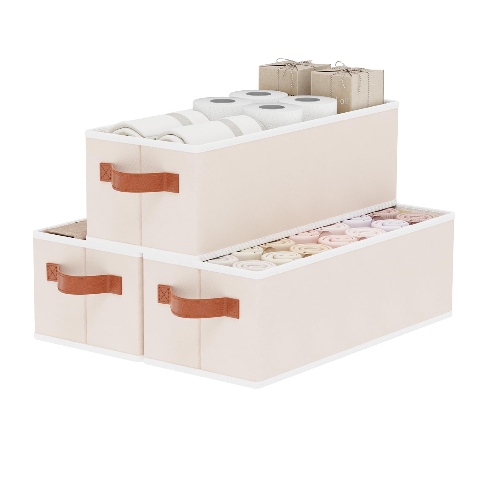 Organisateur de tiroir pliable OUTBROS avec poignée pour un rangement de placard impeccable