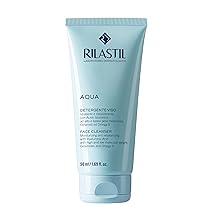 Rilastil Aqua Detergente Viso con Acido Ialuronico, Idratante e Riequilibrante, Adatto a Tutti i Tipi di Pelle, Confezione da 50 ml