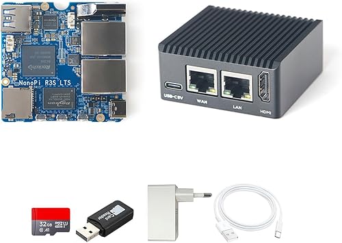 FriendlyELEC NanoPi R3S LTS Mini Router OpenWRT 2GB LPDDR4X RAM with eMMC