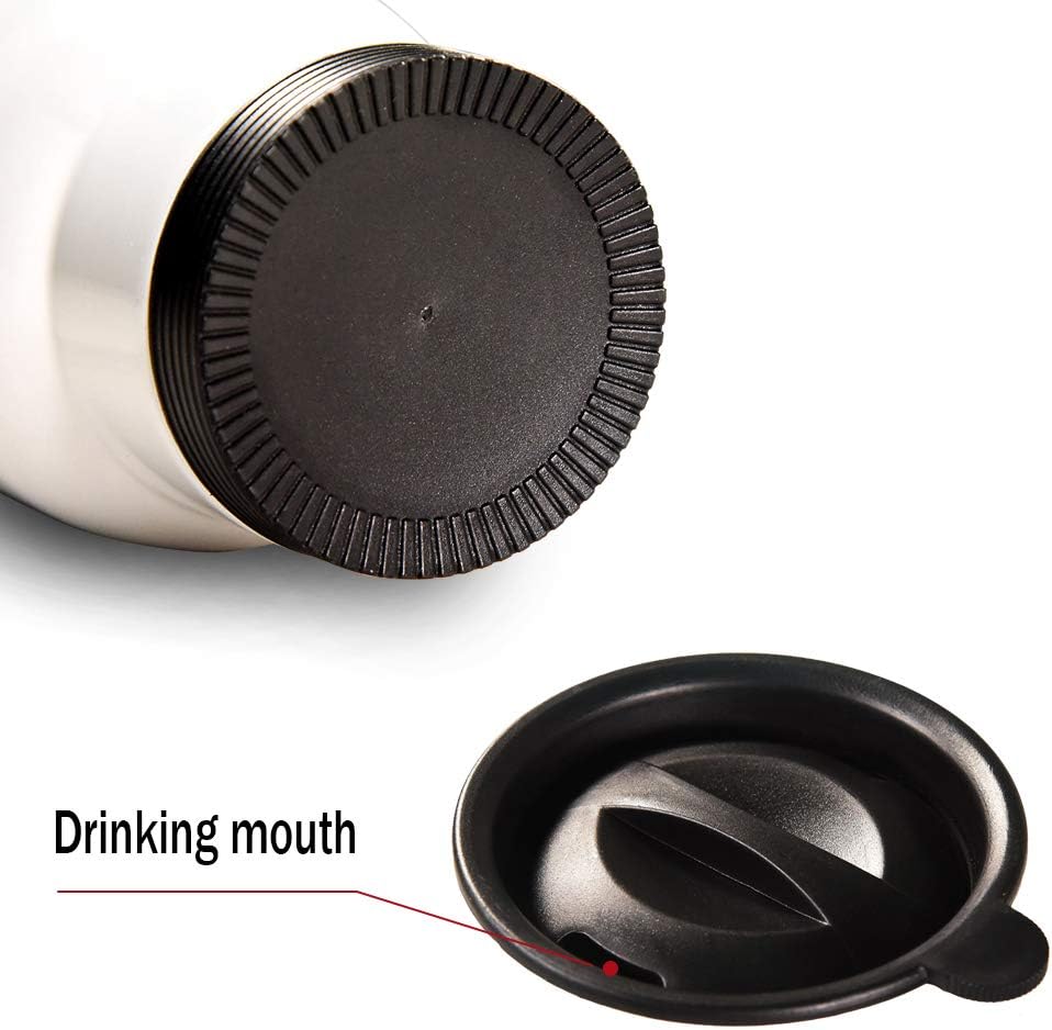 真空断熱タンブラー 田園 葉 花 春 小鳥 車用コップ 車載用タンブラー ふた付き マグカップ ストロー付き 保温保冷 コーヒーカッ