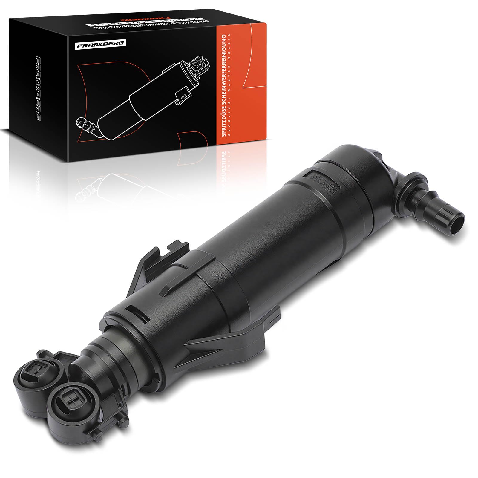 Frankberg Scheinwerferreinigung Waschwasserdüsen Vorne Rechts Kompatibel mit T.o.u.r.a.n 1T3 C.a.d.d.y III MPV 2CB 2CJ 2KB 2KJ Replace# V10080498