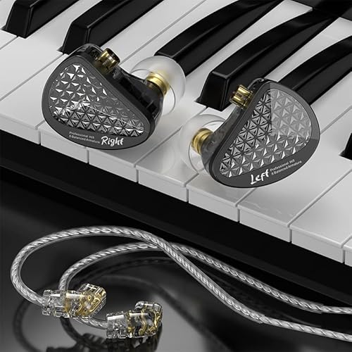 Kz As16 Pro 16 Units Drivers Balanced Armature Earbuds In Ear Monitor Headphones Wired Earphones For Iphone Android Earbuds With Microphone (Black, No Mic) #TOP6