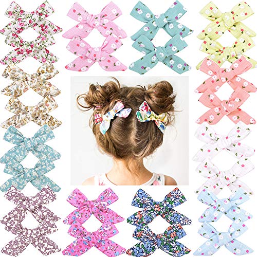 Baby Mädchen Haarschleife Clips Haarspangen, Haar Krokodilklemmen für Kleinkinder, kleine Mädchen, Schulmädchen, Jugendliche, bunt 8cm Cover