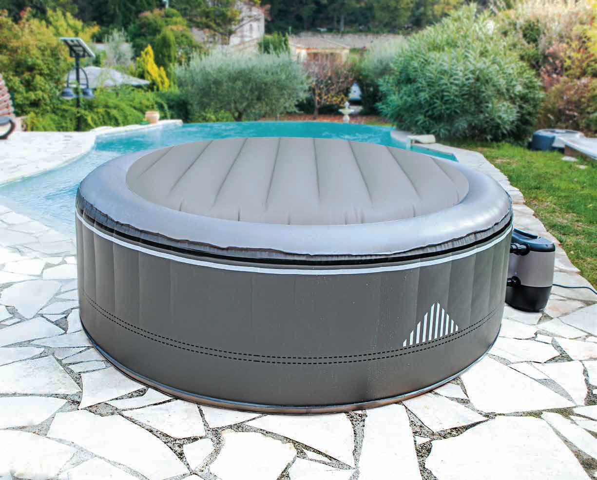 Avenli CleanPlus okrągła nadmuchiwana pokrywa do SPA / Whirlpool (135 x 135 x 18 cm)