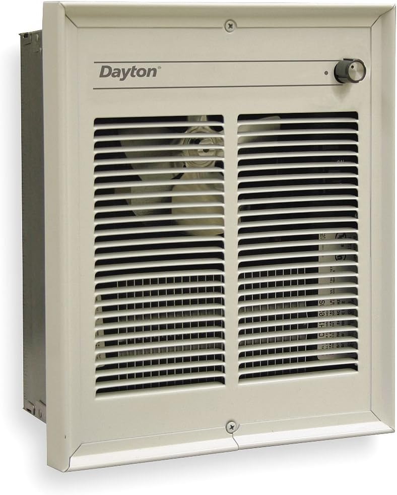 Dayton 3WU90 Architectural Wall Heater 2kW, 240/208V Built In Heaters