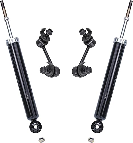 Miniatura 238 de Detroit Axle - Amortiguadores traseros para Chevrolet Equinox GMC Terrain Pontiac Torrent Saturn Vue Suzuki XL-7, 2 Amortiguadores traseros