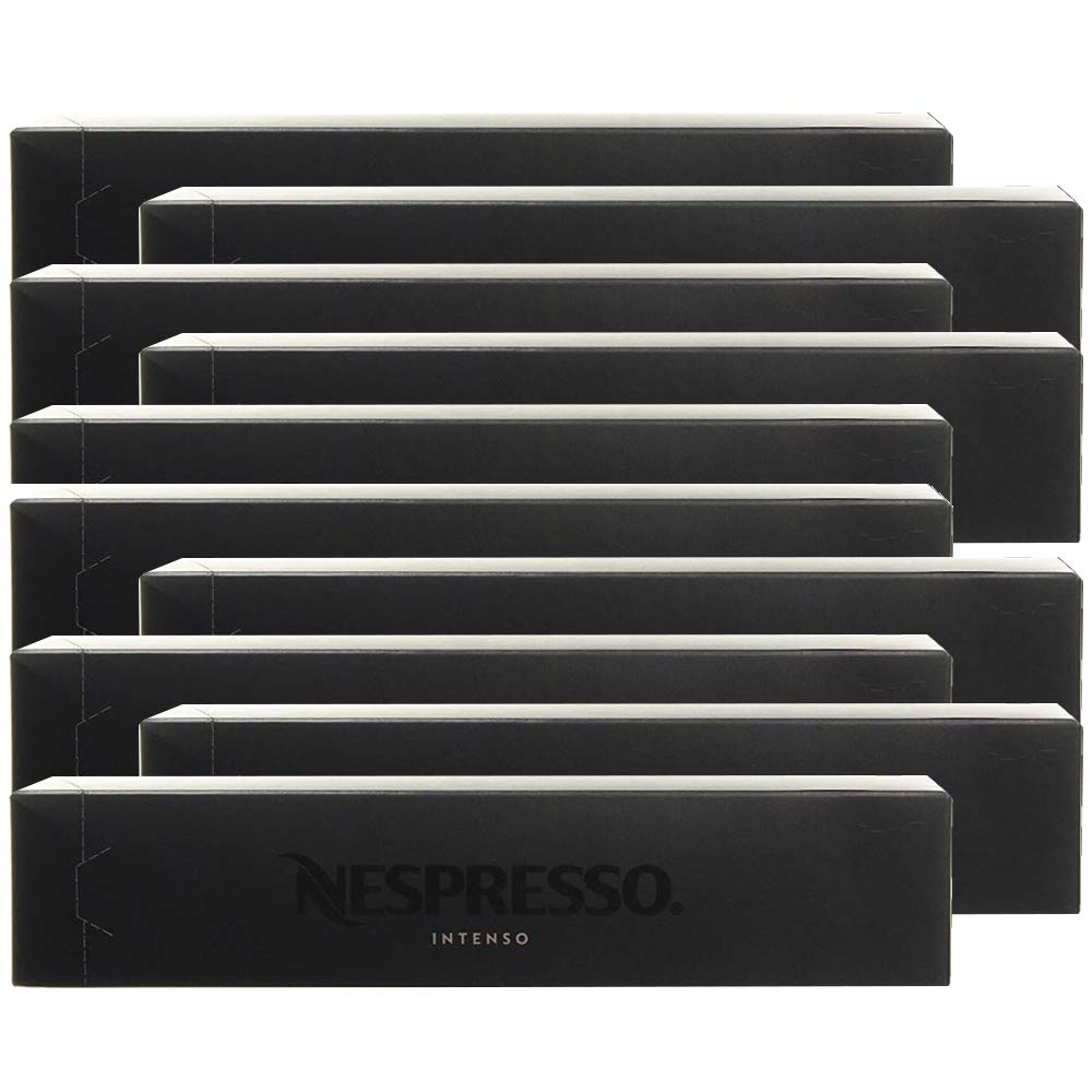 Nespresso Vertuo Cápsulas para cafeteras (Stormio - Intensidad 8, 10 cajas - 100 vainas)