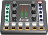M8 DJ Controller Audio Interface with Mixer, Live Sound Card, Effects, Voice Changer, Perfect for Live Streaming/Podcasting/Gaming, Black, USB, Bluetooth