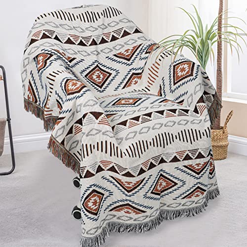 LOMOHOO Aztec Throws Southwest - Mantas de doble cara multifunción para sofá, silla, sofá, cama, viajes en la playa al aire libre (160 x 130 cm, color 1) Cover
