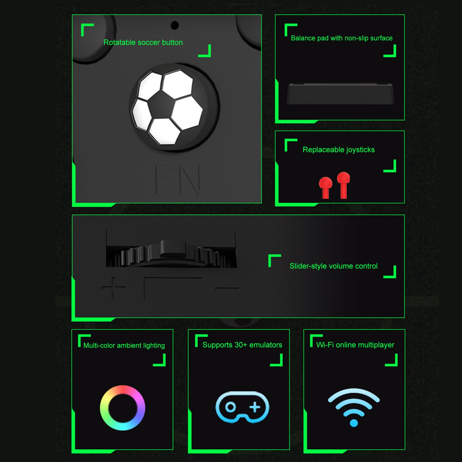 Console di Gioco Retro Portatile con Schermo IPS HD da 4,5 Pollici, Recherabile, con Batteria da 4000mAh, sstema Open Source, Perfetta per Viaggi, Ufficio e Passeggiate all'Aperto