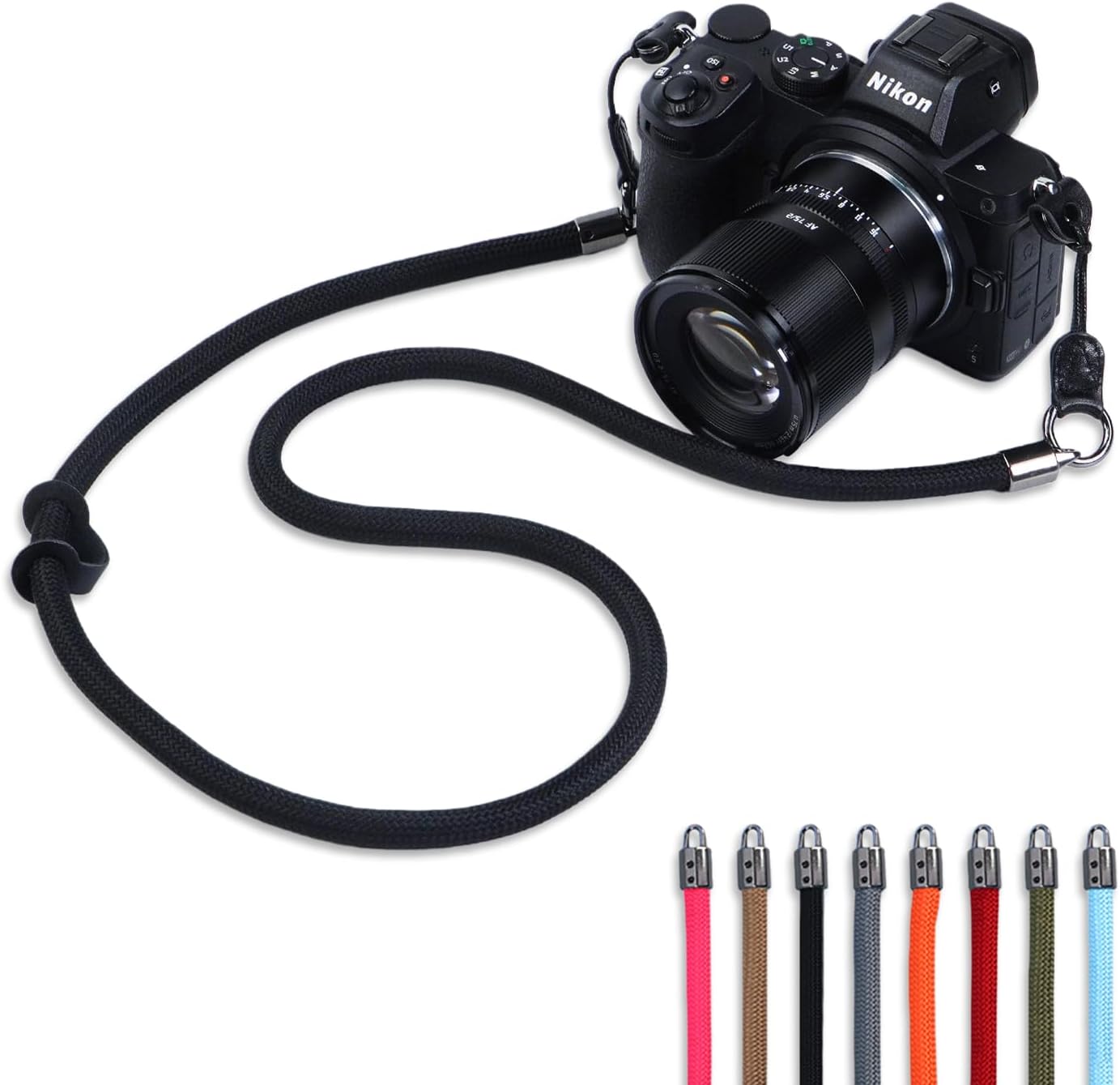 P2 Camera Shoulder Strap Woven Camera Strap Climbing Rope Retro Style Durable Comfortable