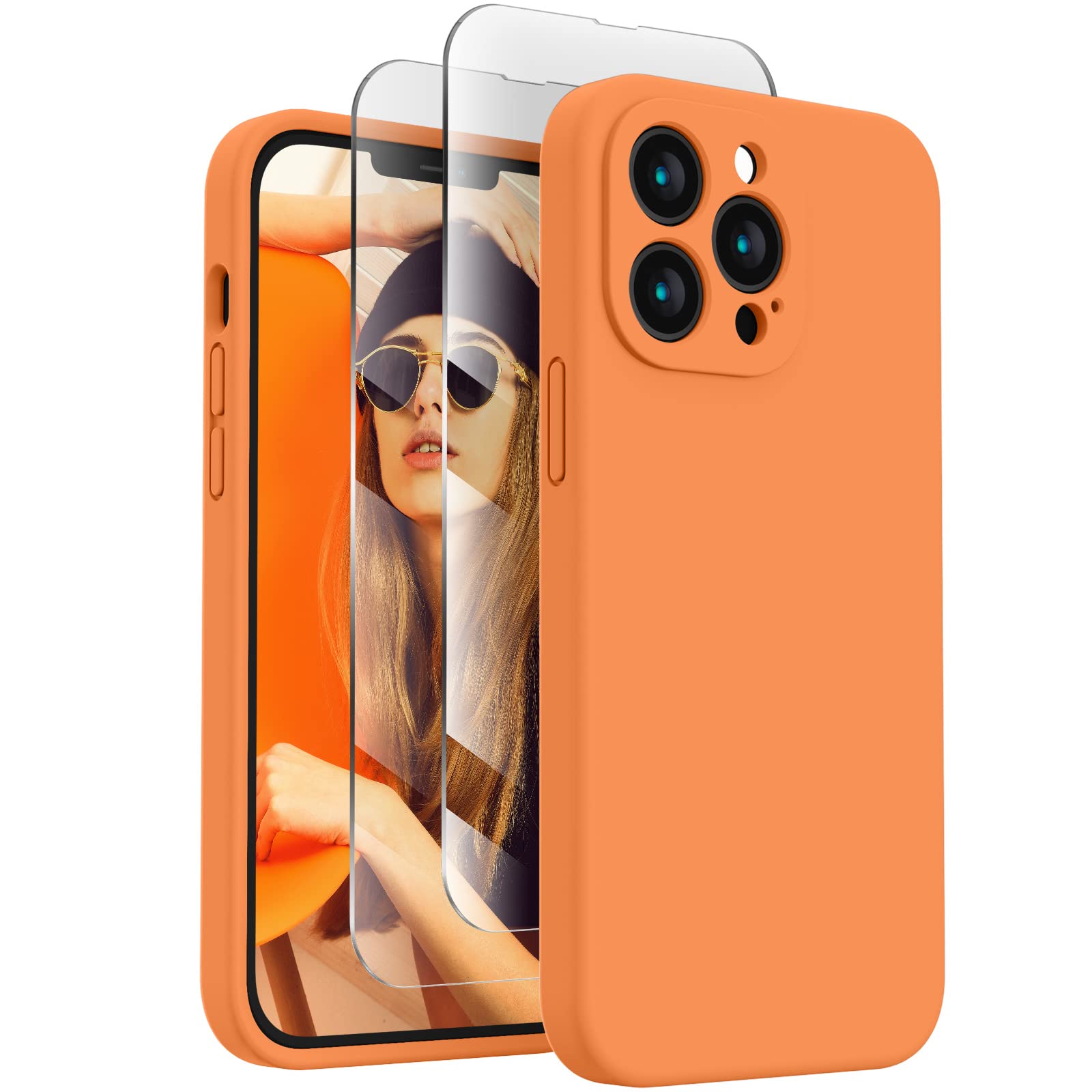 FireNova Designed for iPhone 13 Pro Max Case, 6.7", Kumquat