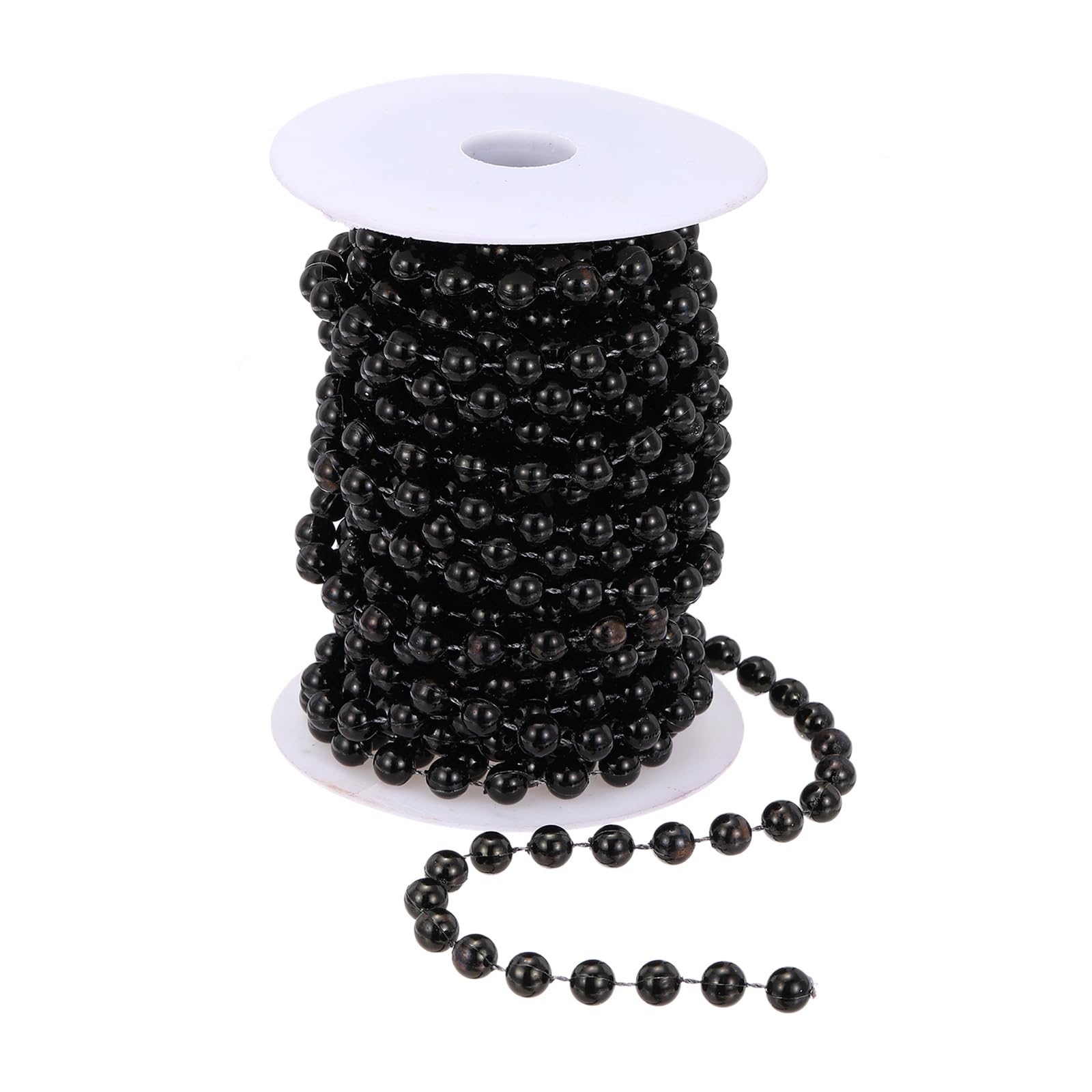 Guirlande perles de 10mm noire PATIKIL pour réussir vos projets de décoration manuelle