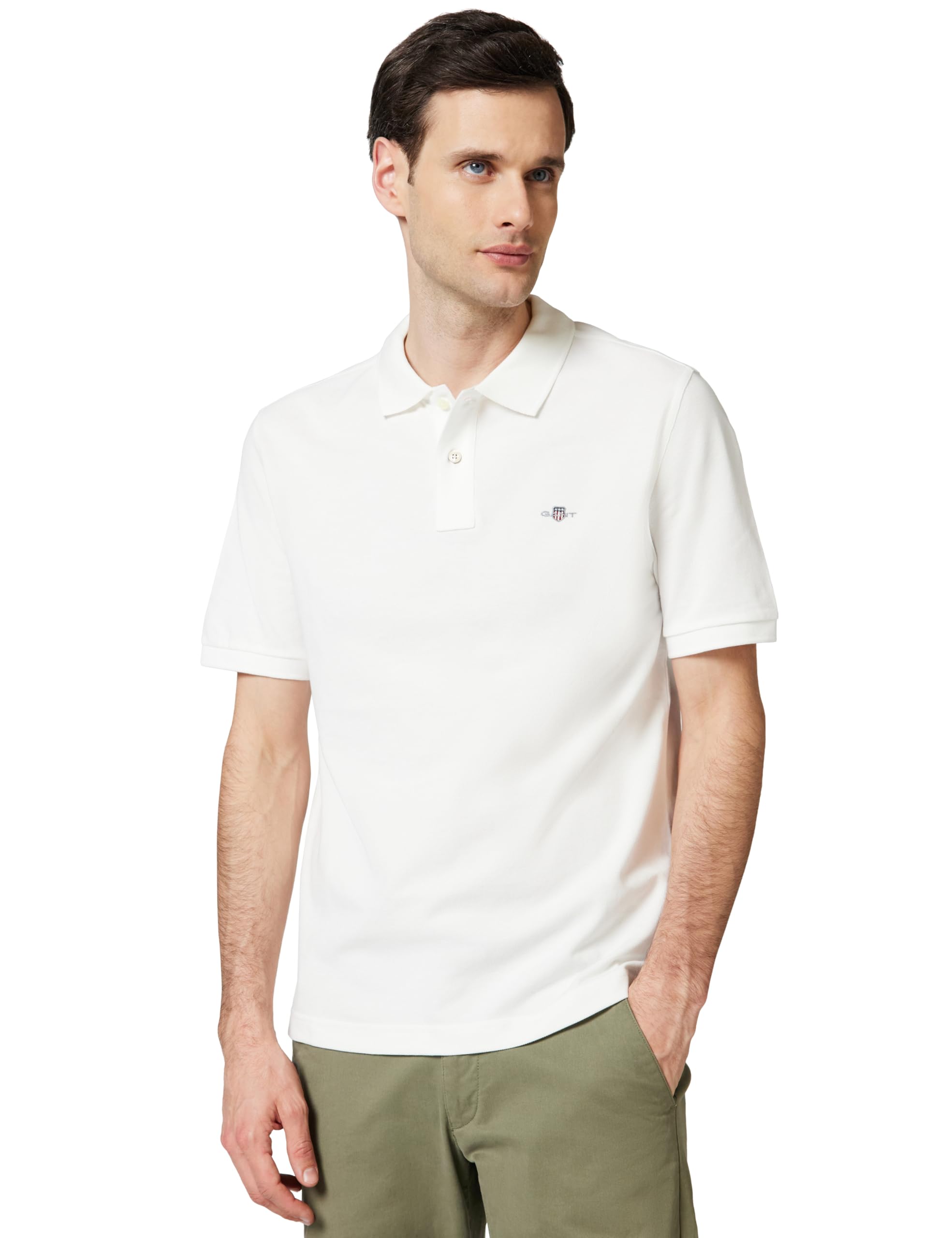 Gant Herren Reg Emb Archive Shield Polo Polohemd (1er Pack)