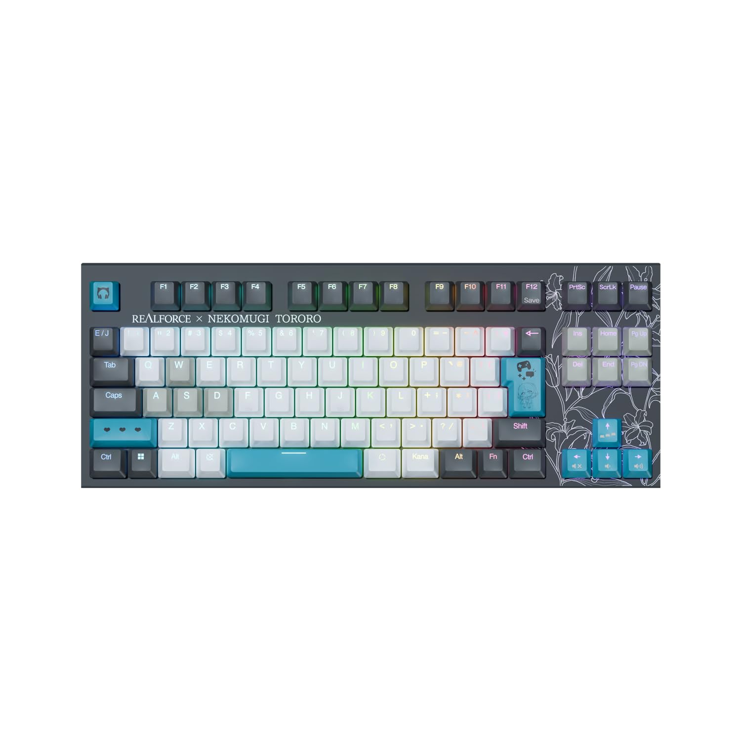 Amazon.co.jp: REALFORCE × 猫麦とろろ GX1 Plus Keyboard 45g 日本語
