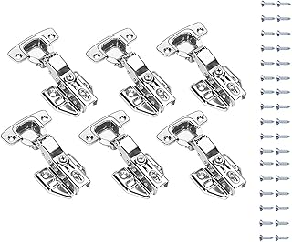6 Pcs Kitchen Soft Close Cabinet Door Hinges
