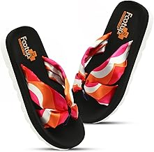 FOOT UP Women’s Stylish Bow-Knot Comfort Slippers | Soft Cushioned EVA Footbed with Trendy Satin Straps & Anti-Skid Lightweight Sole – Everyday Wear Fashion Sandals for Indoor & Outdoor Use