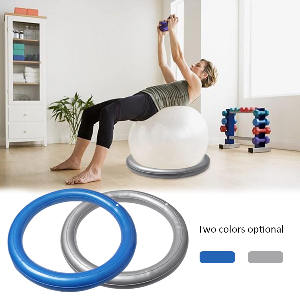 TAYSTE Base/Supporto Per Palla Da Yoga In PVC, Antiscivolo, Diametro 60 Cm, Per Esercizi Di Equilibrio, Pilates, Fitness - 9