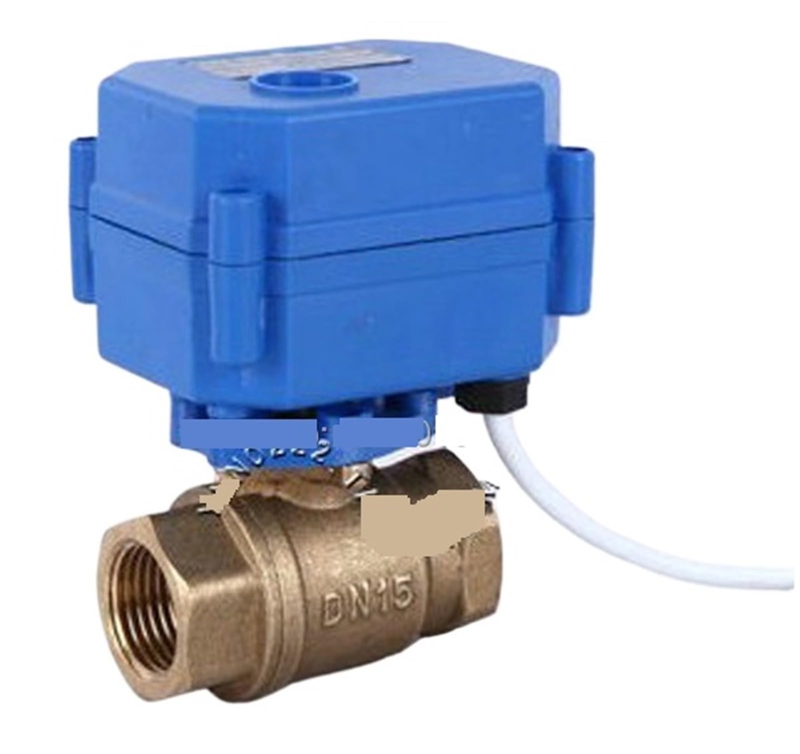 Vanne à bille motorisée DN15 pour stopper les fuites avec vanne électrique DC24V CR04