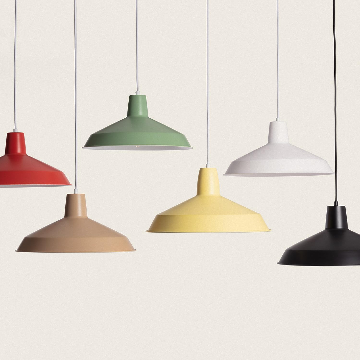 LEDKIA Lámpara Colgante Metal Meistter Verde Celadón