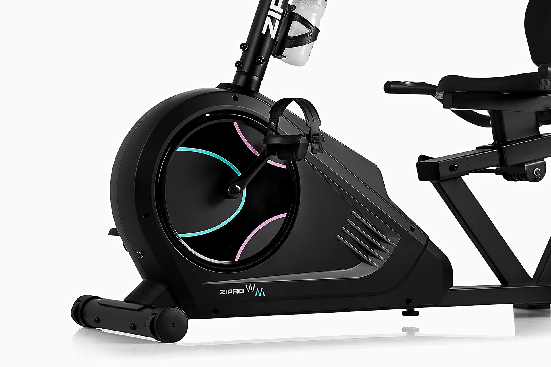 Zipro Cyclette Glow, Fitness Bike Ergometrico, Trainer Magnetico per Bicicletta, Ergometro fino a 150 kg, Bici da Interno, Cyclette per Allenamenti Domestici, Cyclette da Ciclismo con Cavo