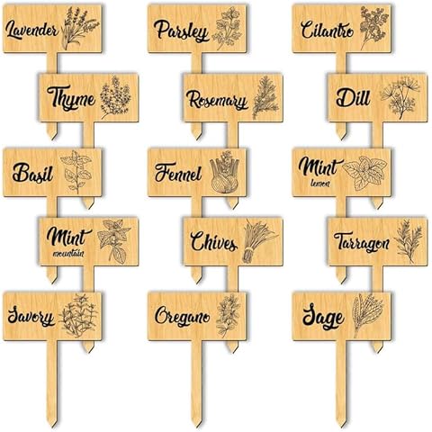 arricraft Wooden Herb Markers Cover