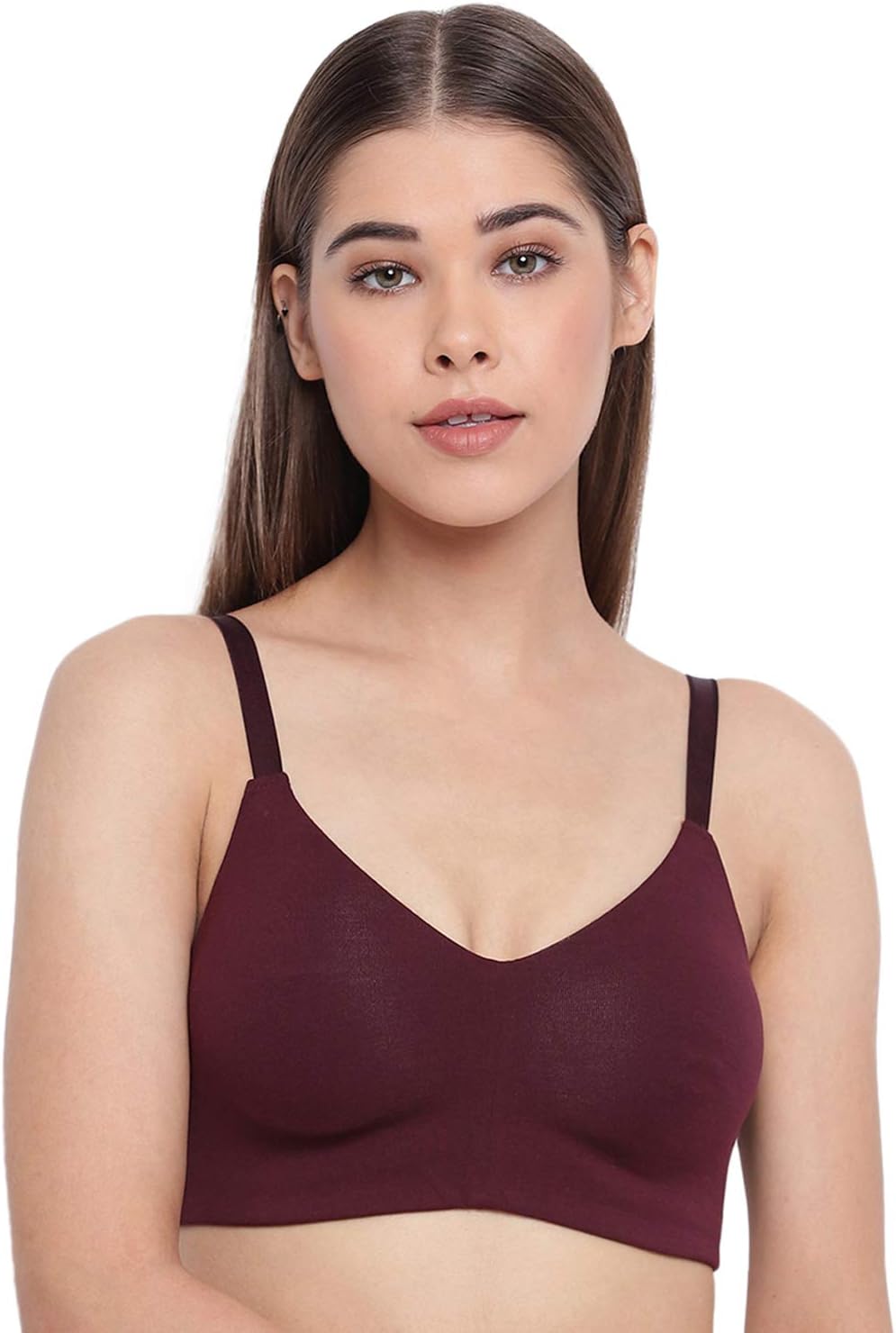 EnamorWomen's Everyday Cotton T-Shirt Bra - Non-Padded, Non-Wired, Full-Coverage, Pinch-Free, Ultra-Smoothing Design