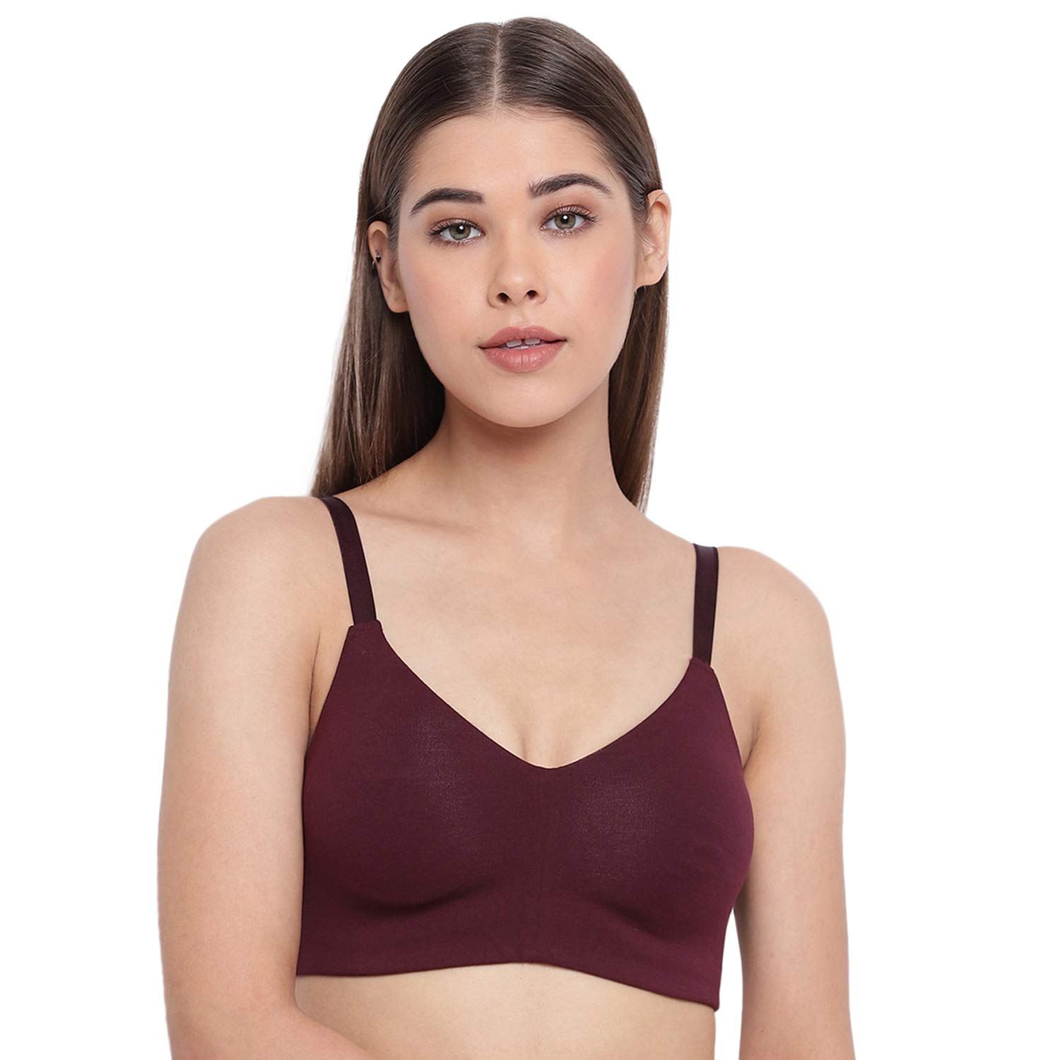 EnamorWomen's Everyday Cotton T-Shirt Bra - Non-Padded, Non-Wired, Full-Coverage, Pinch-Free, Ultra-Smoothing Design