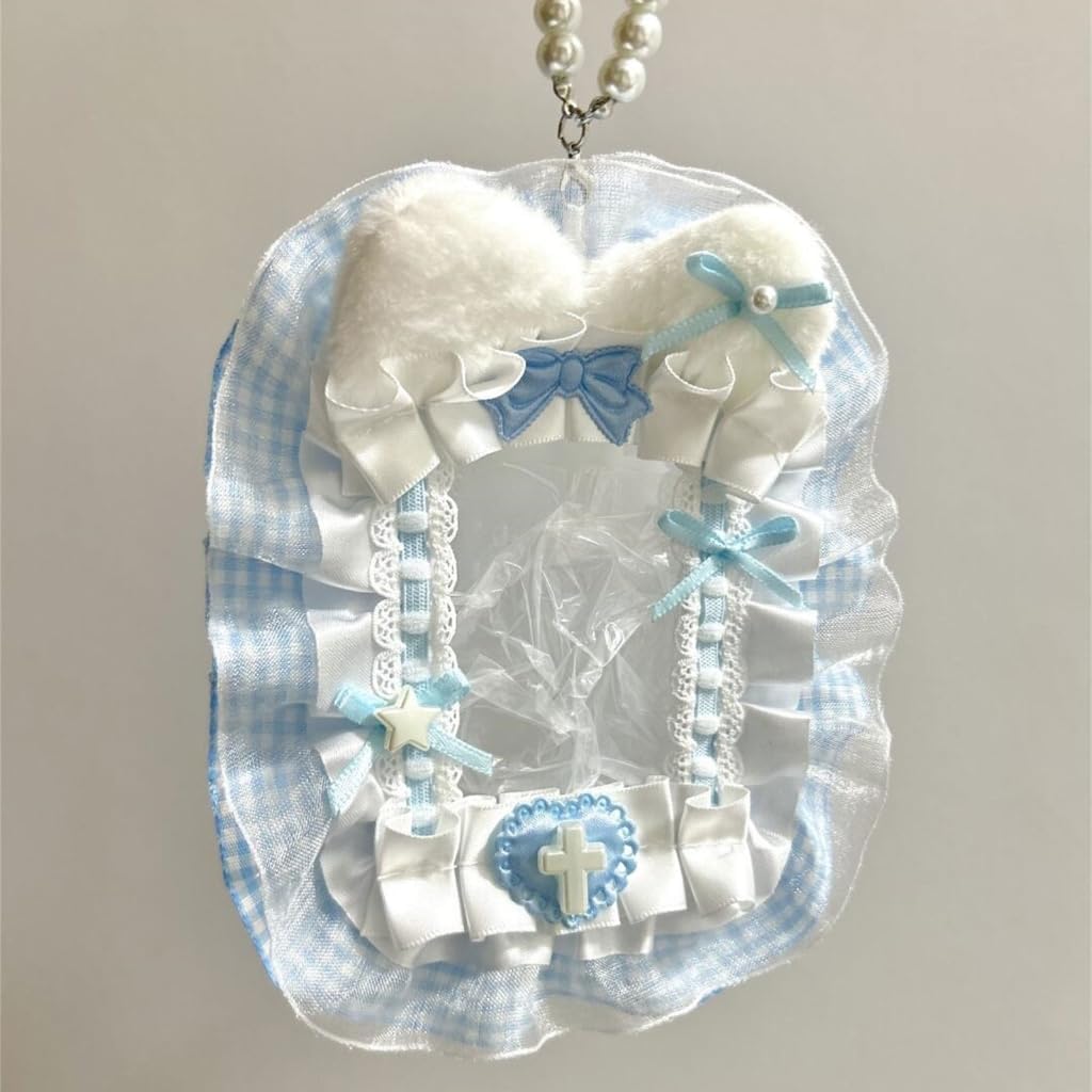 Lace Photocard Holder Lovely Bus Card Protective Case Bows Card Holder
