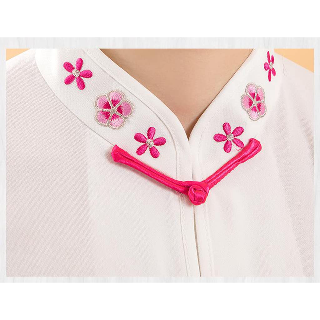 Morbido 3 Pezzi Lady Kung Fu Suit Uniforme per Arti Marziali Donna Soft Tai Chi Performance Giacca Pantaloni Abbigliamento per Esercizi orientali