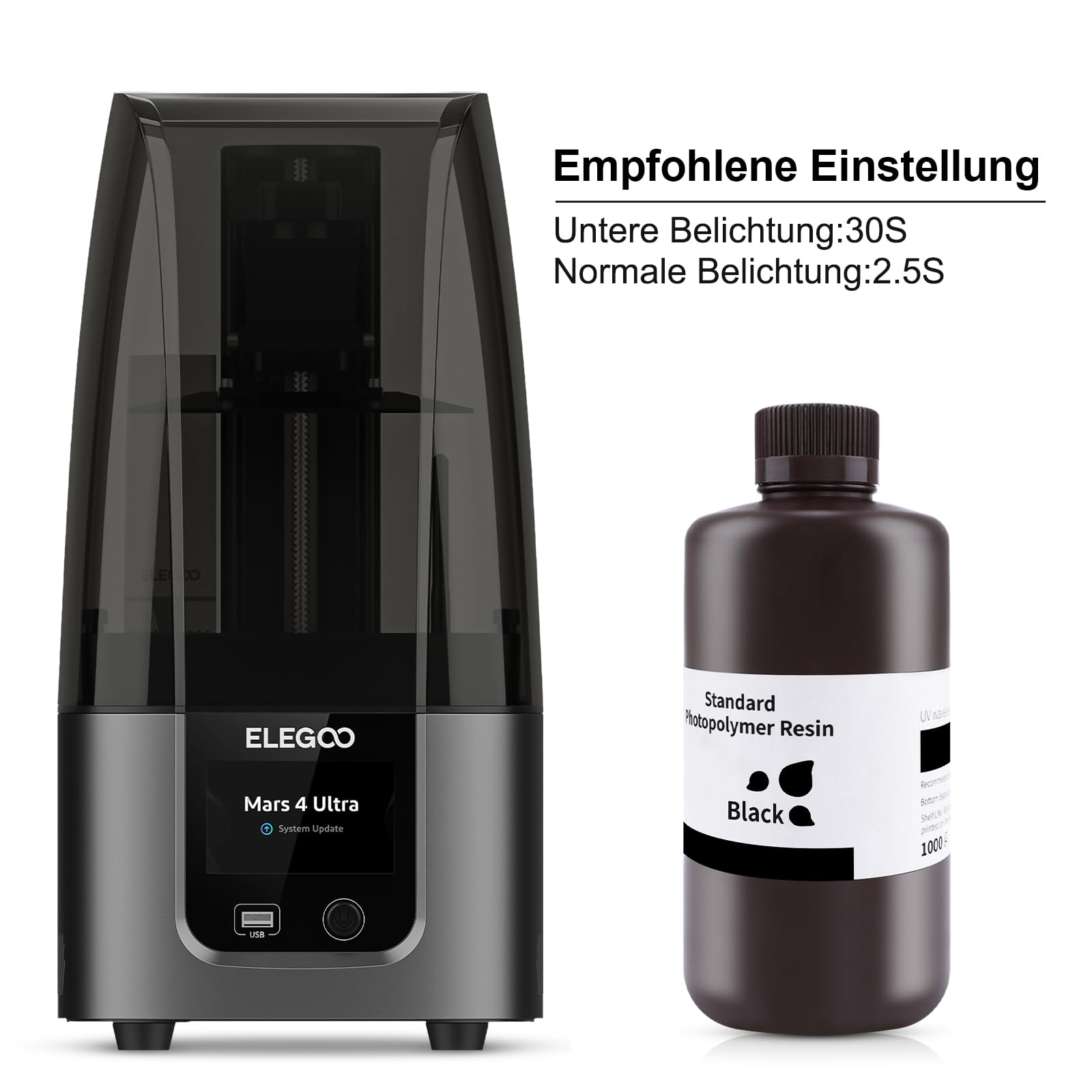 ELEGOO Standaard 3D-printerhars op plantaardige basis met extreem lage