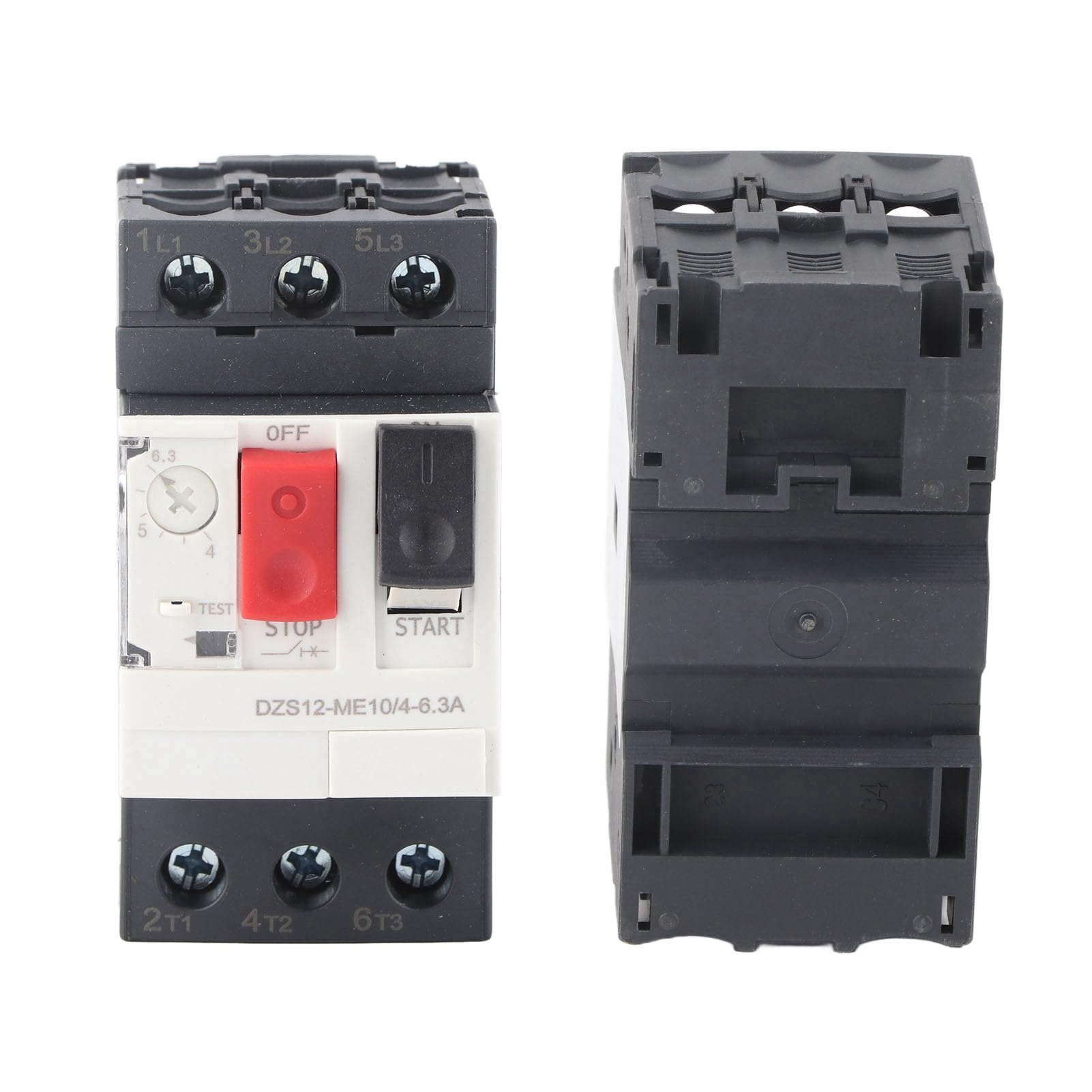 GV2-ME10C Disjoncteur de Moteur, AC690V, Protection Contre les Surcharges, Matériau ABS, Installation sur Rail 35mm, Tension Nominale 6KV, Type Bouton-Poussoir