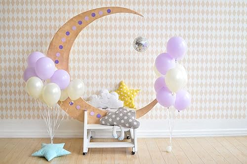 Vista 33 de Treasures Gifted Globos de color rosa claro macarrón, globos rosa pastel, globos rosa bebé de 12 pulgadas, globos rosa rubor, globos rosas grandes