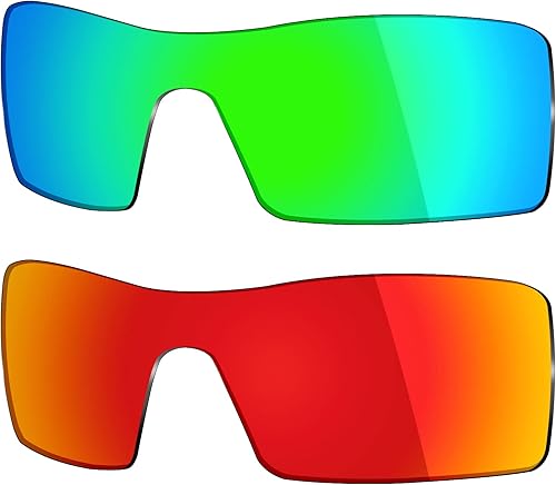 Mryok 2 pares de lentes de repuesto polarizadas para gafas de sol Oakley Oil Rig - Opciones