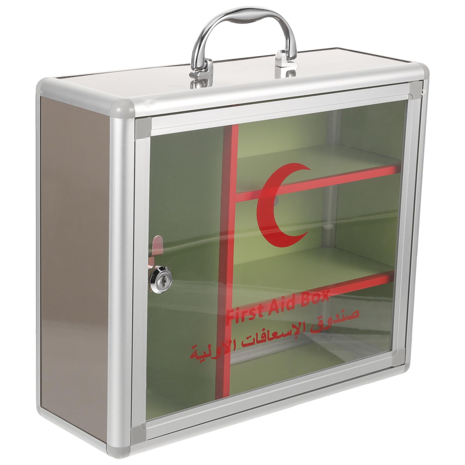 USHOBE Caja de Seguridad para Medicamentos de Pared con Cerradura