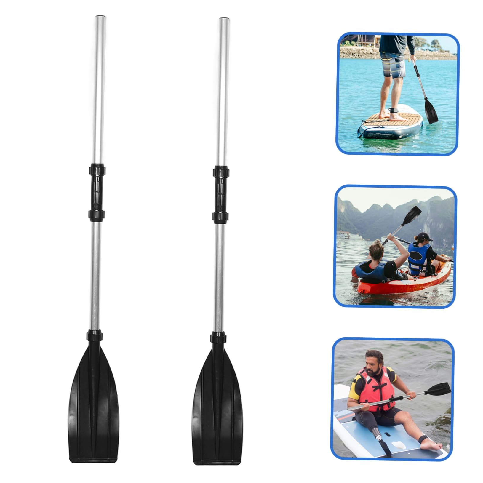 BESPORTBLE Pagaie pour Bouée Tractée Rames Pagaies pour Paddle Hélice de Pagaie Jeu de Pagaies Détachable pour Embarcations Gonflables pour de Rivière
