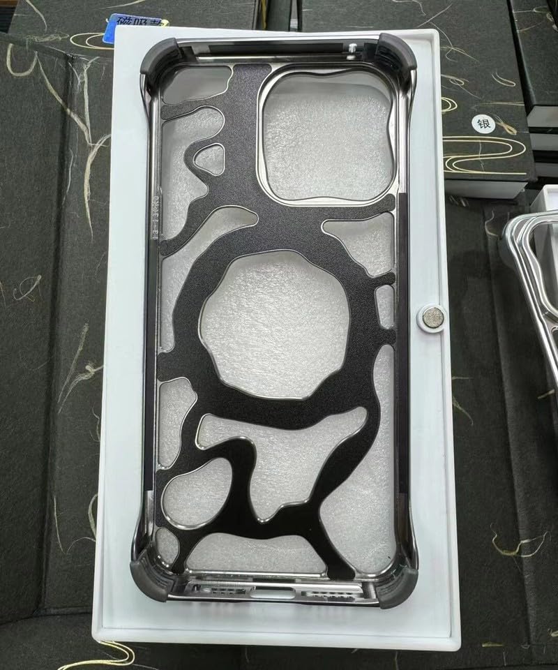 Coque métal iPhone 17 Pro 6,3" gris protection objectif premium