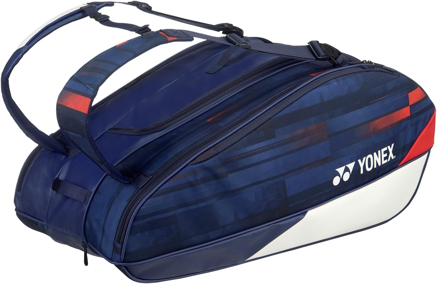 YONEX LIMITED PRO RACQUET BAG BA29PAEX-WHITE/NAVY/RED