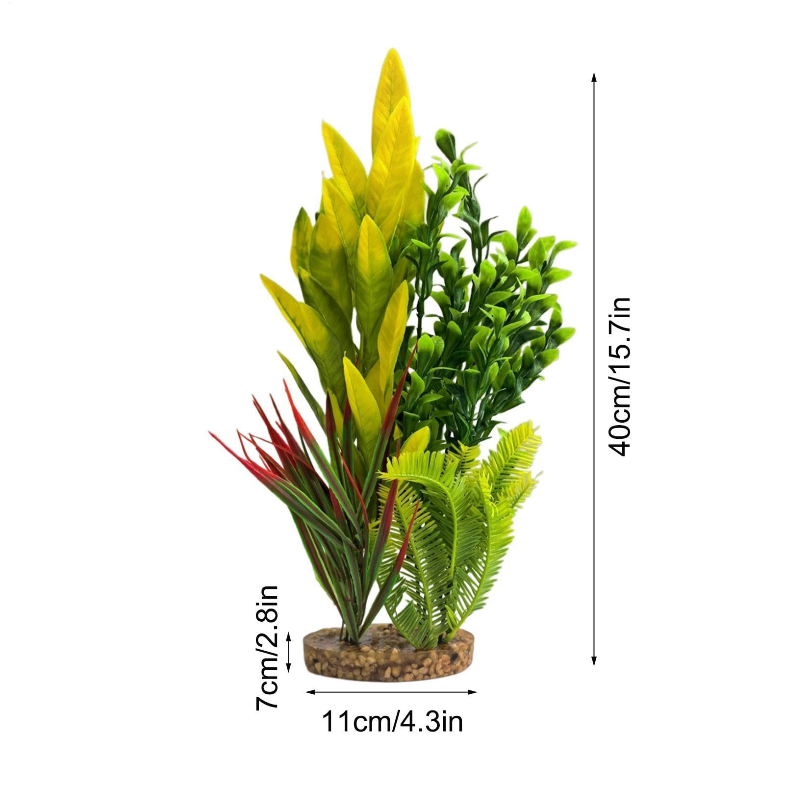 Plantas Artificiales de Acuario Decoración De Tanque De Camarones | De Plantas Para Pecera para Criadores, Aficionados, Principiantes, Hogar, Oficina, Restaurante, Hotel, Sala de Reuniones