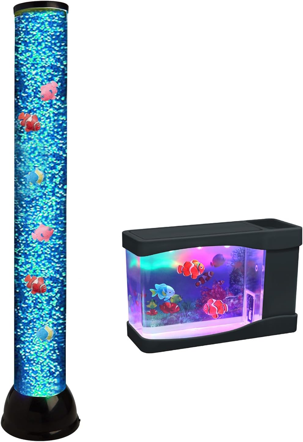 Lightahead Exclusive Bundle of 2 Artificial Aquariums