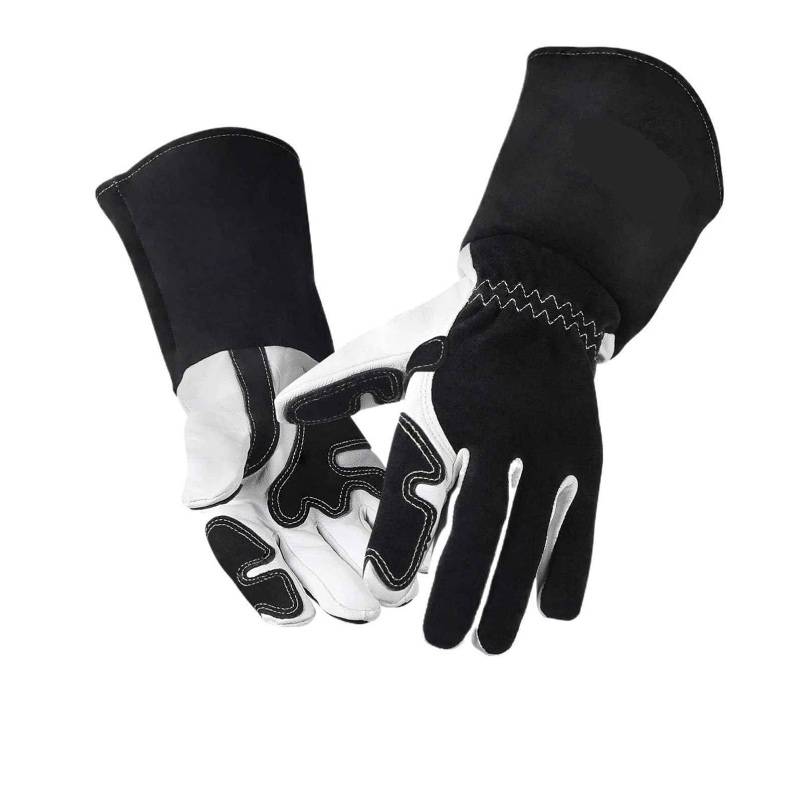 Guantes Soldador Guante de soldadura piel cabra 14 pulgadas, destreza, comodidad, resistente al calor y a las perforaciones for soldar en casa, barbacoa