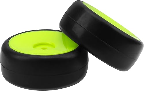 Miniatura 4 de HIRCQOO Llantas de plástico de 0.472 pulgadas hexagonal y neumáticos de goma con espuma compatible con HSP Tamiya HPI Kyosho 110 On-Road Touring Car