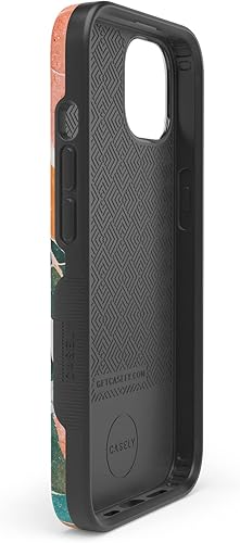 Vista 717 de Casely Funda para iPhone 13 Compatible con MagSafe Color Splash de medianoche Funda retro abstracta Color de medianoche Splash Abstracto