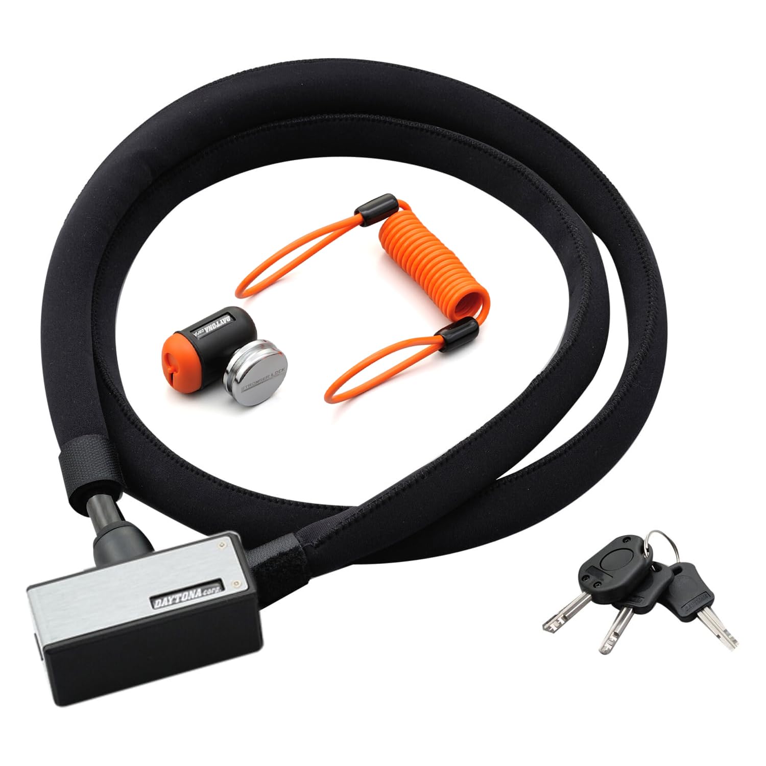 Daytona 97682 Motorcycle Theft Deterrent Lock, Stringer Lock Set