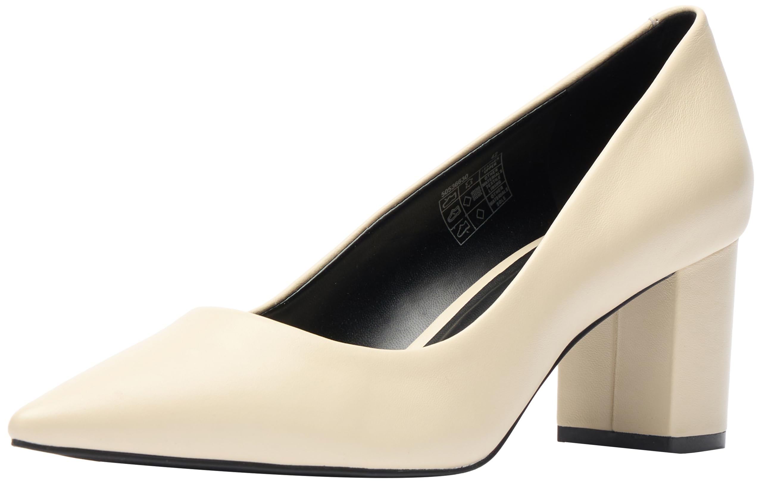 Hugo Women's Devany_chpump_lt Pump, Light Beige272, 3.5 UK