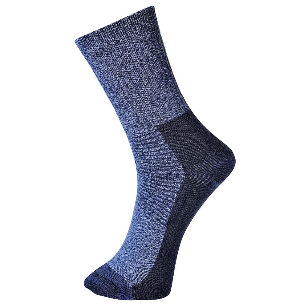 Portwest SK11 Thermal Sock Moisture Wicking Breathable Mesh 9 Gauge Liner