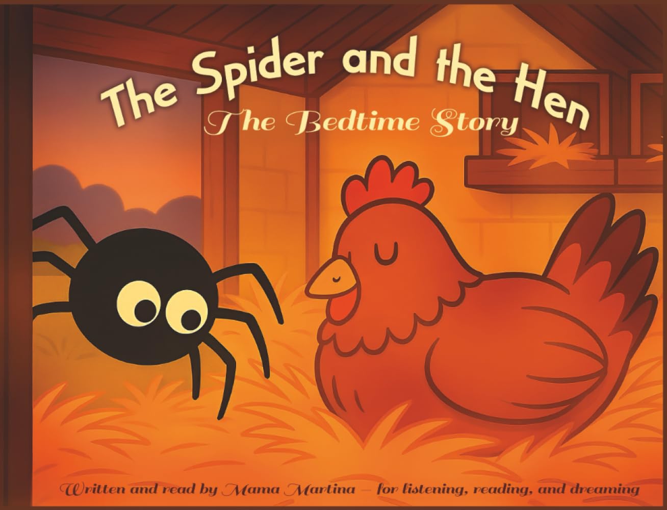 The Spider and the Hen: A Gentle Bedtime Story About Courage and Friendship