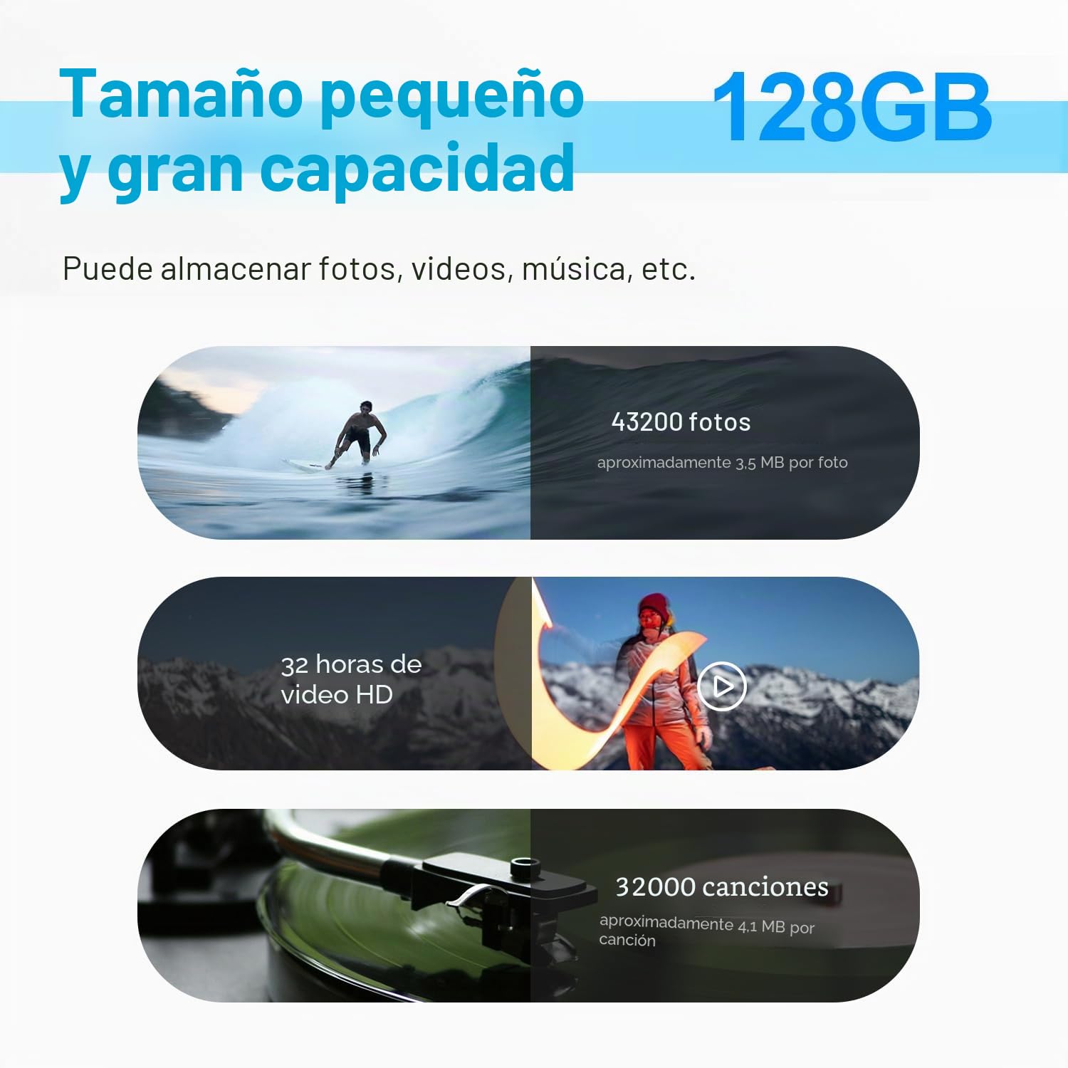 KOOTION Micro SD 128GB, Tarjeta Micro SD 128 GB hasta 90 MB/s Tarjeta SD Memory Card 128 Giga con Adaptador MicroSDXC (U3 y V30) Micro SD Card 128G 4K UHD para Telefonos/Cámara/Gopro