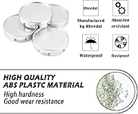 Vista 6 de 4 piezas de tapas centrales de 2.15 pulgadas para aros, compatibles con tapas centrales para aros de Ford Edge Escape Focus Fusion C-Max, reemplazo