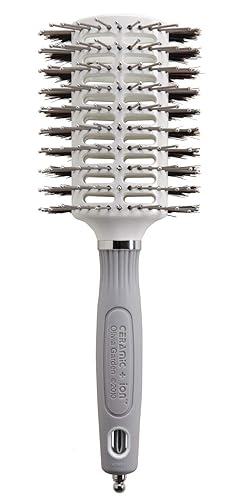 Miniatura 2 de Olivia Garden Turbo Vent Oval Twin & Cepillo de pelo 100% de jabalí